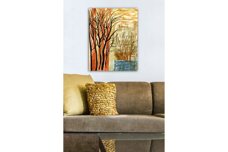 Dekorativ Canvasbilde 50x70 cm - Flerfarget - Interiør - Maleri & posters - Lerretsbilder