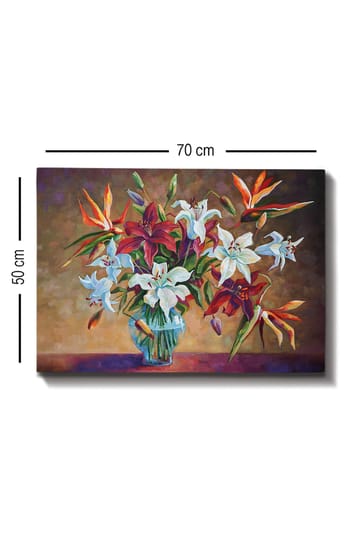 Dekorativ Canvasbilde 50x70 cm - Flerfarget - Interiør - Maleri & posters - Lerretsbilder