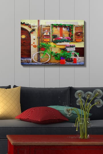 Dekorativ Canvasbilde 50x70 cm - Flerfarget - Interiør - Maleri & posters - Lerretsbilder