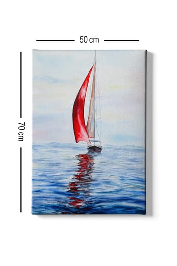 Dekorativ Canvasbilde 50x70 cm - Flerfarget - Interiør - Maleri & posters - Lerretsbilder