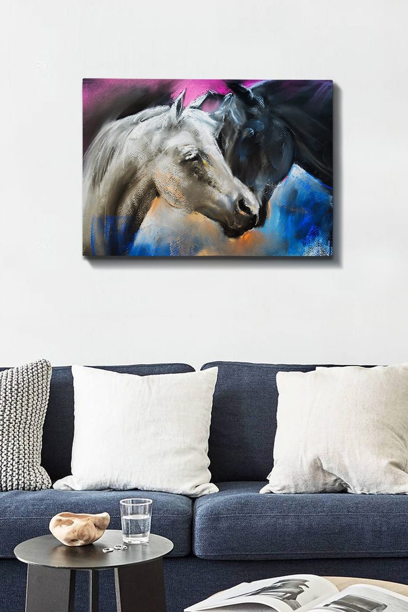 Dekorativ Canvasbilde 50x70 cm - Flerfarget - Interiør - Maleri & posters - Lerretsbilder