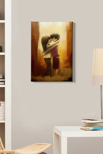 Dekorativ Canvasbilde 50x70 cm - Flerfarget - Interiør - Maleri & posters - Lerretsbilder