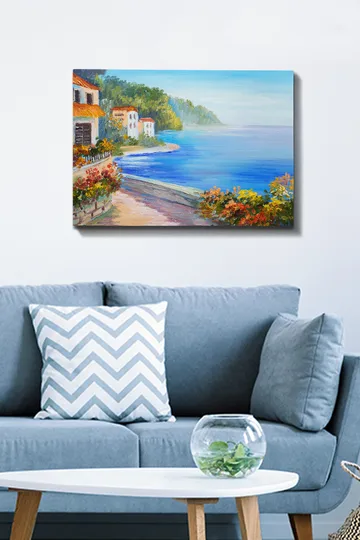 Dekorativ Canvasbilde 50x70 cm - Flerfarget - Interiør - Maleri & posters - Lerretsbilder