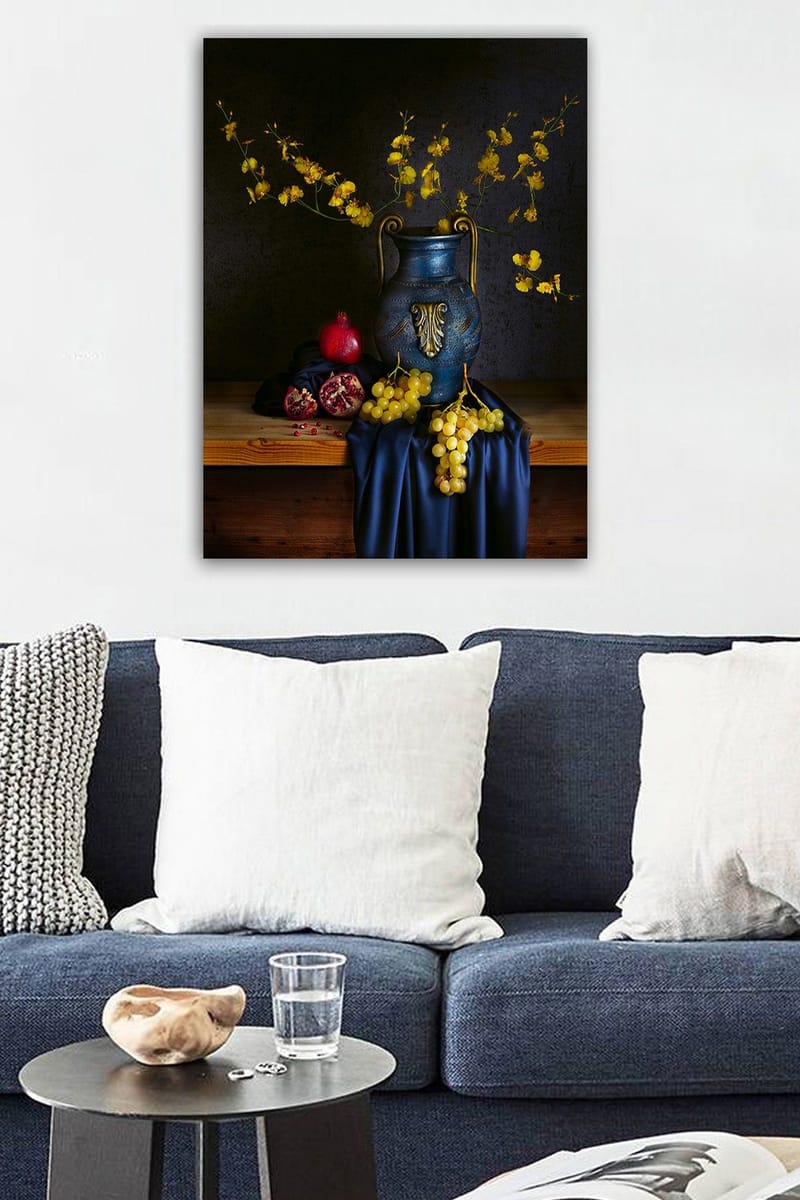 Dekorativ Canvasbilde 50x70 cm - Flerfarget - Interiør - Maleri & posters - Lerretsbilder