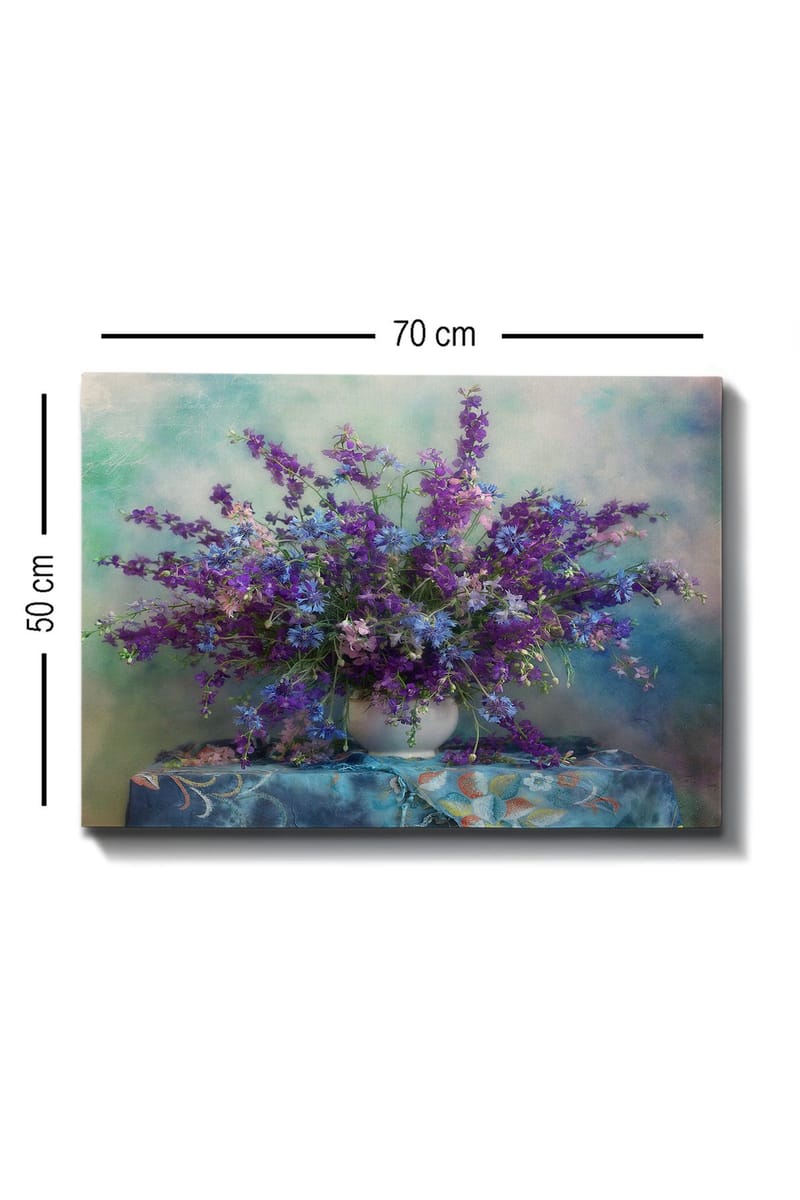 Dekorativ Canvasbilde 50x70 cm - Flerfarget - Interiør - Maleri & posters - Lerretsbilder