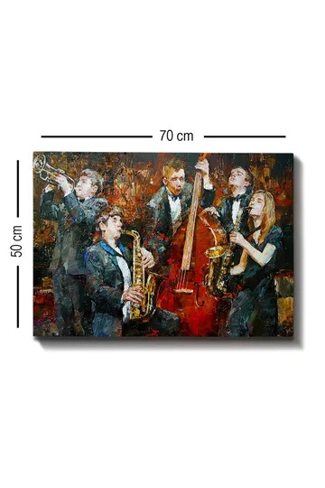 Dekorativ Canvasbilde 50x70 cm - Flerfarget - Interiør - Maleri & posters - Lerretsbilder