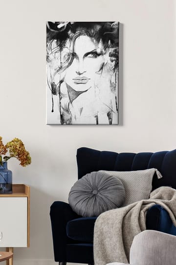 Dekorativ Canvasbilde 50x70 cm - Flerfarget - Interiør - Maleri & posters - Lerretsbilder