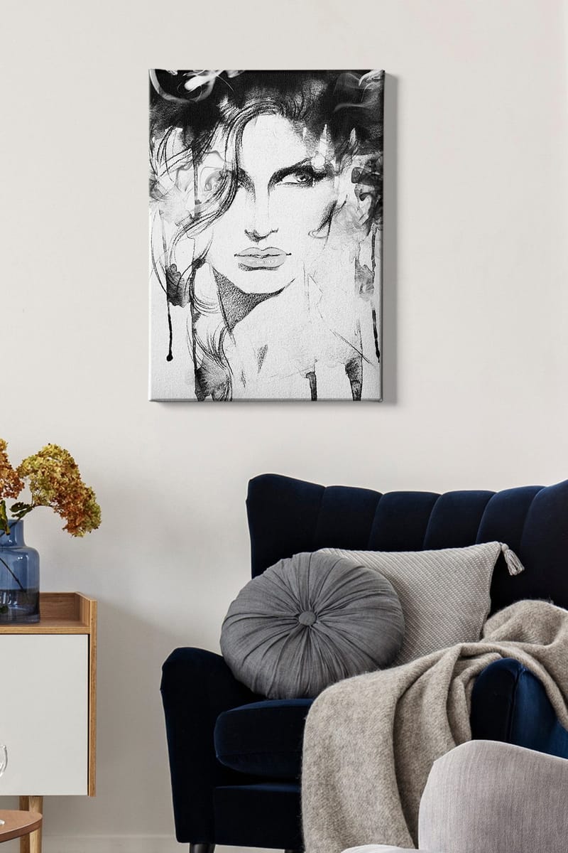 Dekorativ Canvasbilde 50x70 cm - Flerfarget - Interiør - Maleri & posters - Lerretsbilder