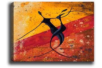 Dekorativ Canvasbilde 50x70 cm - Flerfarget - Interiør - Maleri & posters - Lerretsbilder