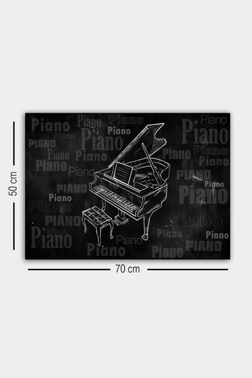 Dekorativ Canvasbilde 50x70 cm - Flerfarget - Interiør - Maleri & posters - Lerretsbilder