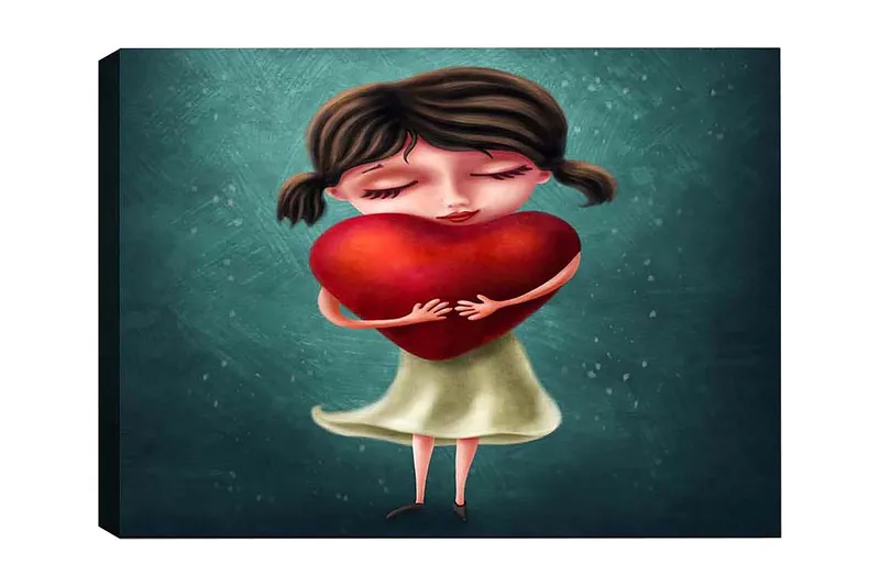 Dekorativ Canvasbilde 50x70 cm, Flerfarget