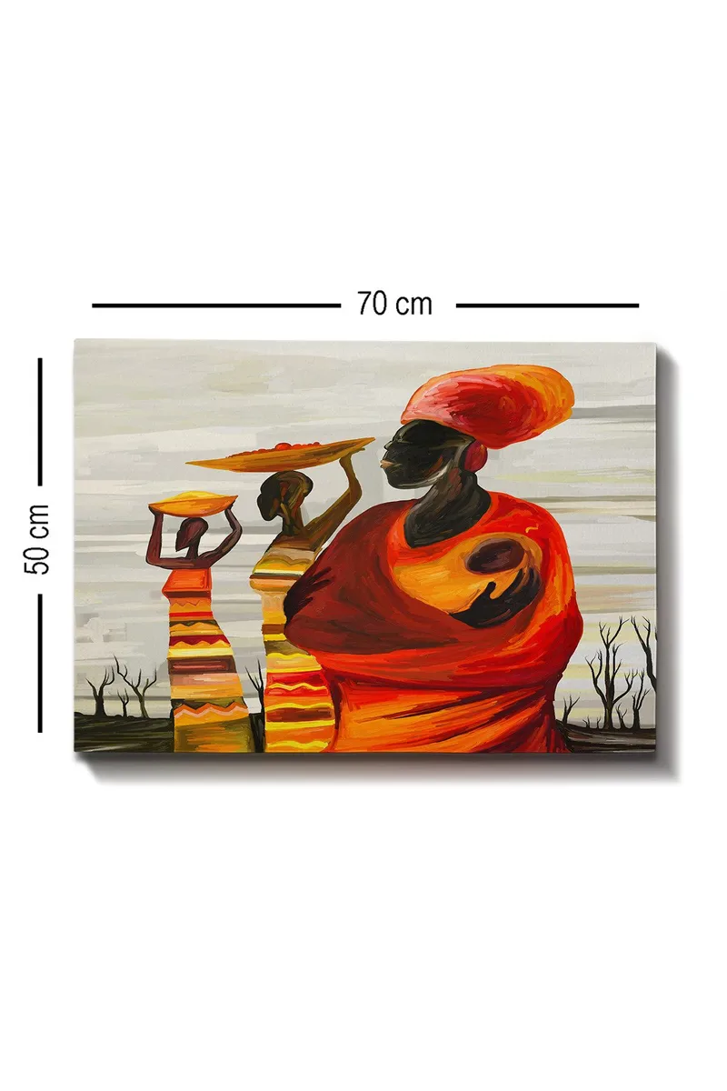 Dekorativ Canvasbilde 50x70 cm - Flerfarget - Interiør - Maleri & posters - Lerretsbilder