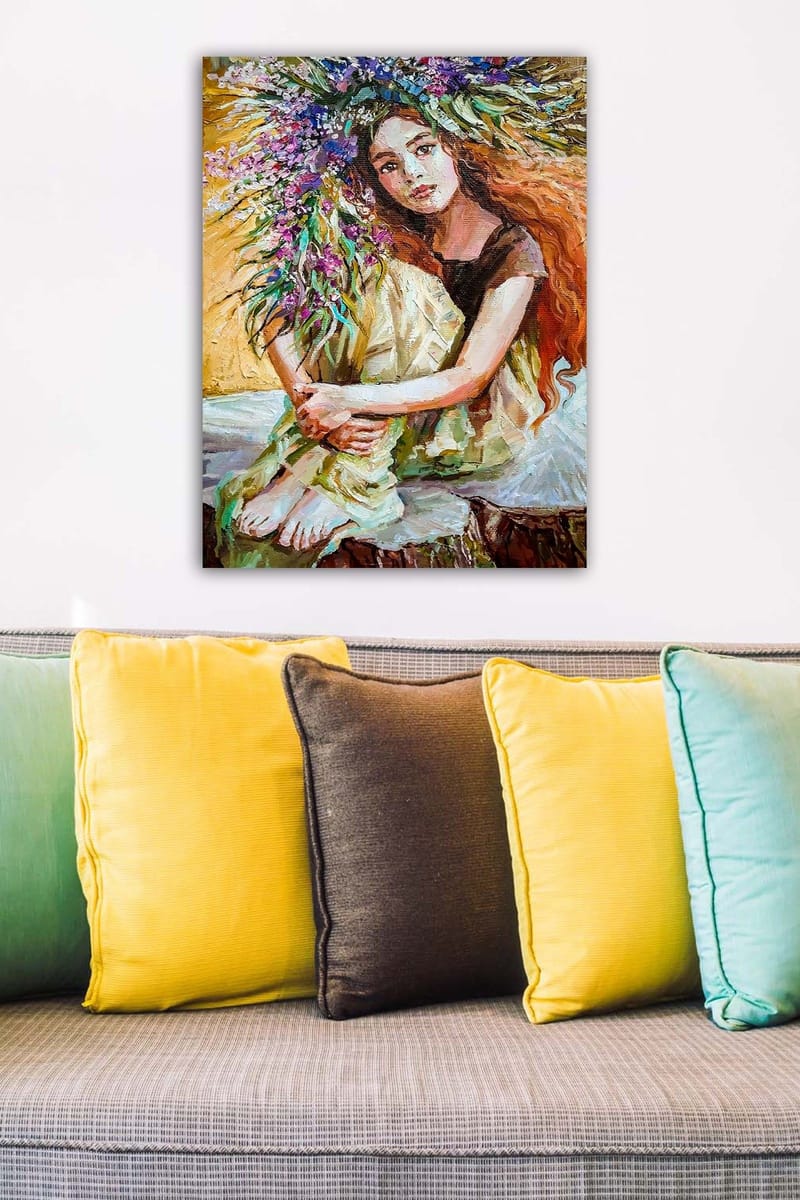 Dekorativ Canvasbilde 50x70 cm, Flerfarget