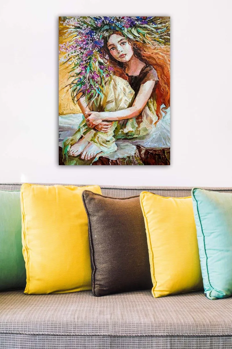 Dekorativ Canvasbilde 50x70 cm, Flerfarget