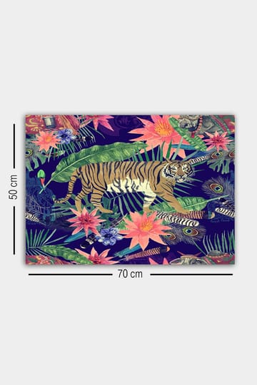 Dekorativ Canvasbilde 50x70 cm - Flerfarget - Interiør - Maleri & posters - Lerretsbilder