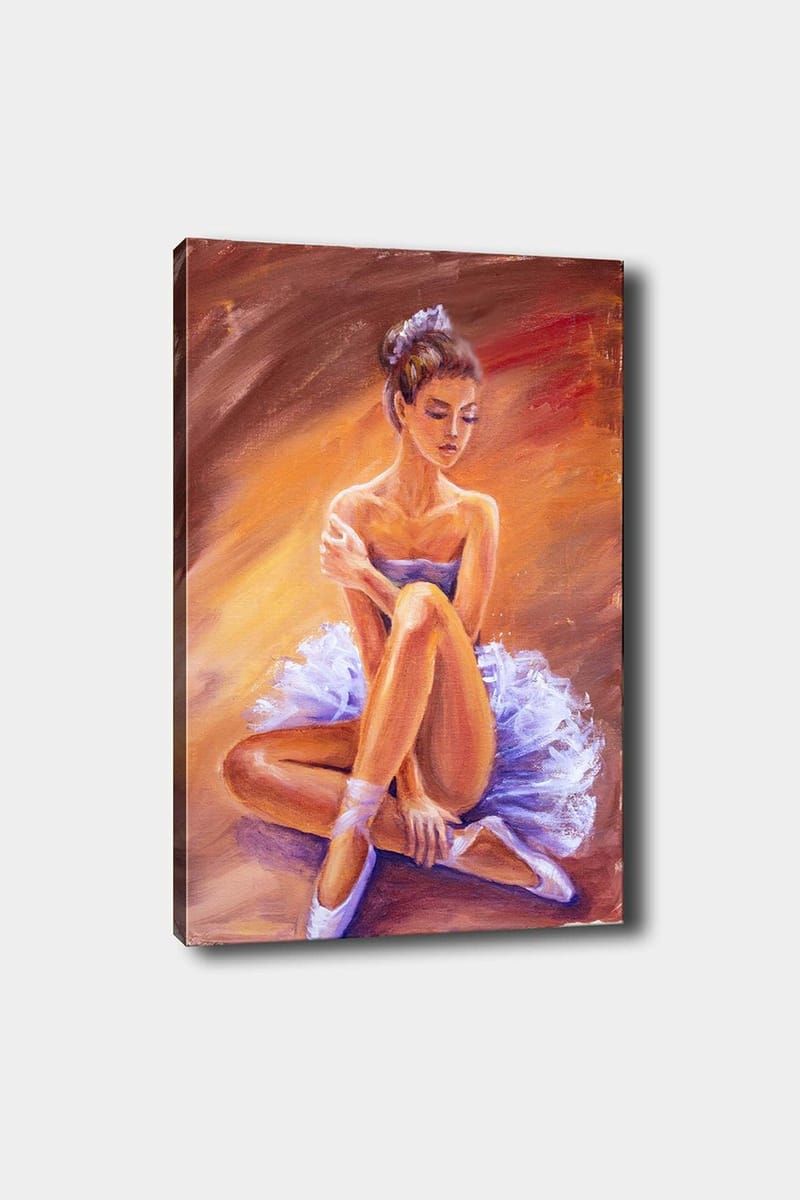 Dekorativ Canvasbilde 50x70 cm - Flerfarget - Interiør - Maleri & posters - Lerretsbilder