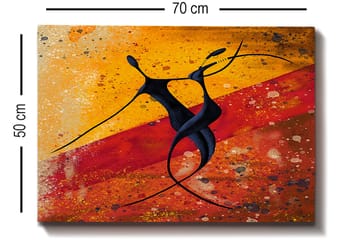 Dekorativ Canvasbilde 50x70 cm - Flerfarget - Interiør - Maleri & posters - Lerretsbilder