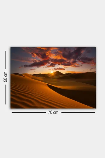 Dekorativ Canvasbilde 50x70 cm - Flerfarget - Interiør - Maleri & posters - Lerretsbilder