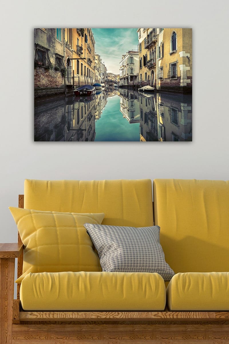 Dekorativ Canvasbilde 50x70 cm - Flerfarget - Interiør - Maleri & posters - Lerretsbilder