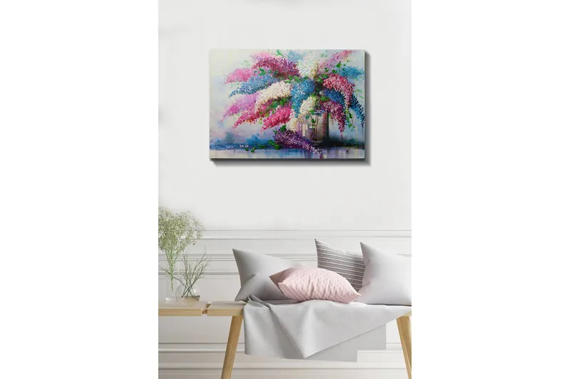 Dekorativ Canvasbilde 50x70 cm - Flerfarget - Interiør - Maleri & posters - Lerretsbilder