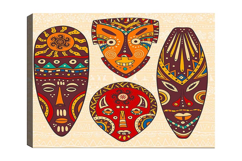 Dekorativ Canvasbilde 50x70 cm, Flerfarget