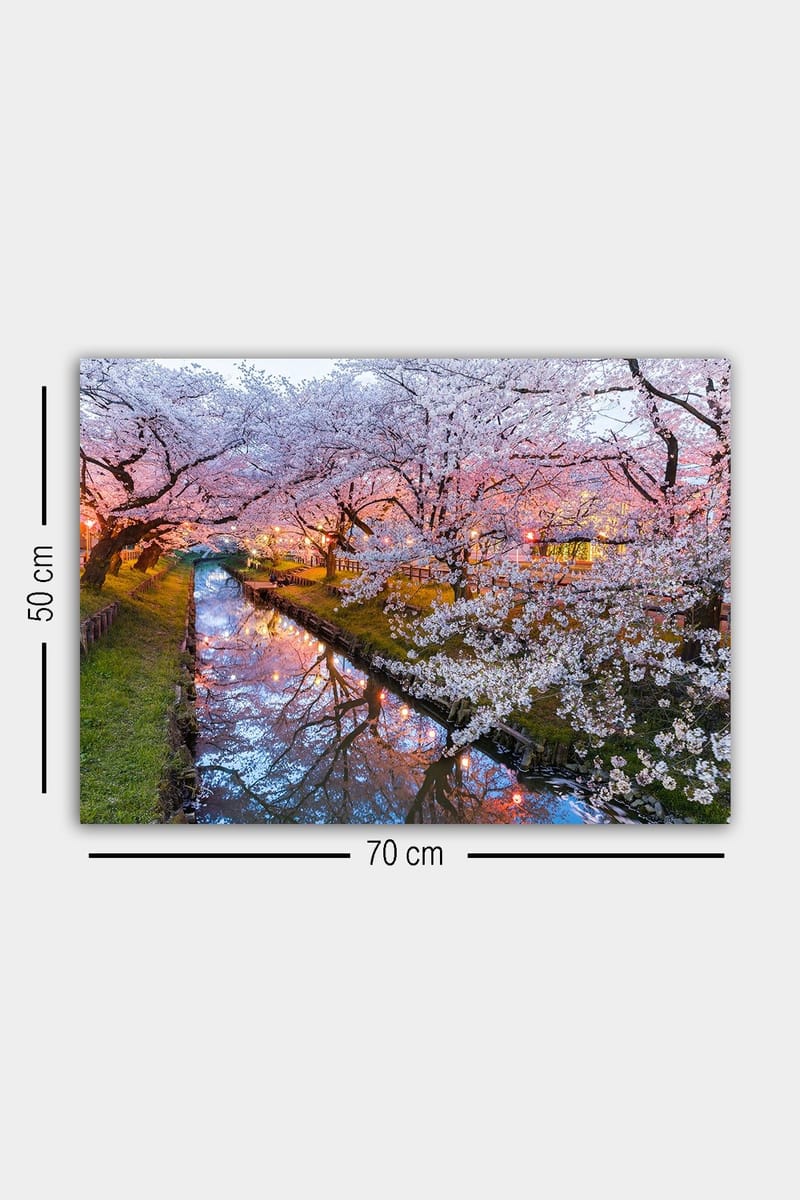 Dekorativ Canvasbilde 50x70 cm - Flerfarget - Interiør - Maleri & posters - Lerretsbilder