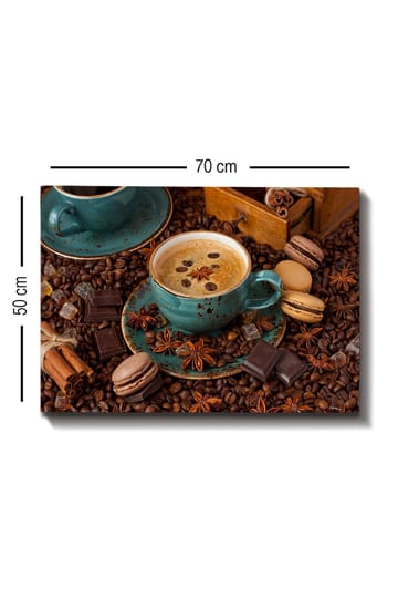 Dekorativ Canvasbilde 50x70 cm - Flerfarget - Interiør - Maleri & posters - Lerretsbilder