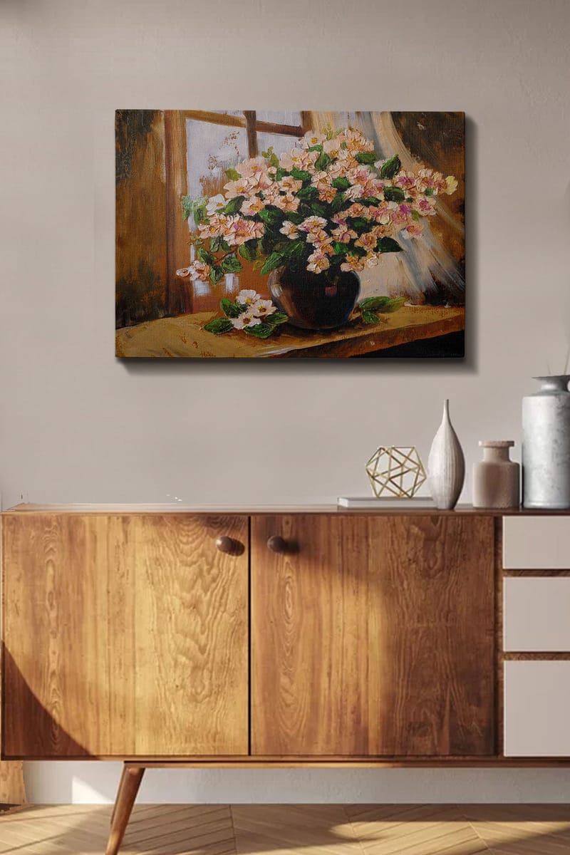 Dekorativ Canvasbilde 50x70 cm - Flerfarget - Interiør - Maleri & posters - Lerretsbilder