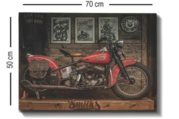 Dekorativ Canvasbilde 50x70 cm - Flerfarget - Interiør - Maleri & posters - Lerretsbilder