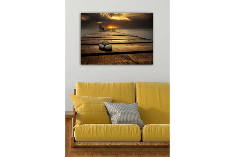 Dekorativ Canvasbilde 50x70 cm - Flerfarget - Interiør - Maleri & posters - Lerretsbilder