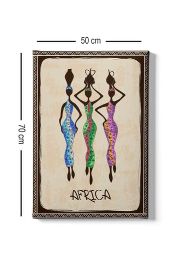 Dekorativ Canvasbilde 50x70 cm - Flerfarget - Interiør - Maleri & posters - Lerretsbilder