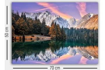 Dekorativ Canvasbilde 50x70 cm - Flerfarget - Interiør - Maleri & posters - Lerretsbilder