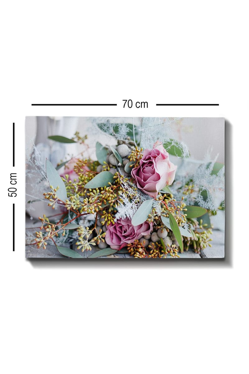 Dekorativ Canvasbilde 50x70 cm - Flerfarget - Interiør - Maleri & posters - Lerretsbilder