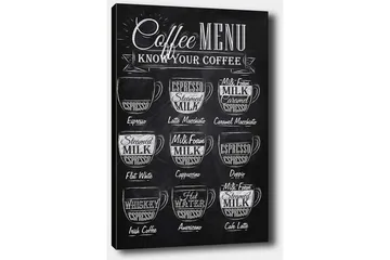 Dekorativ Canvasbilde 50x70 cm - Flerfarget - Interiør - Maleri & posters - Lerretsbilder