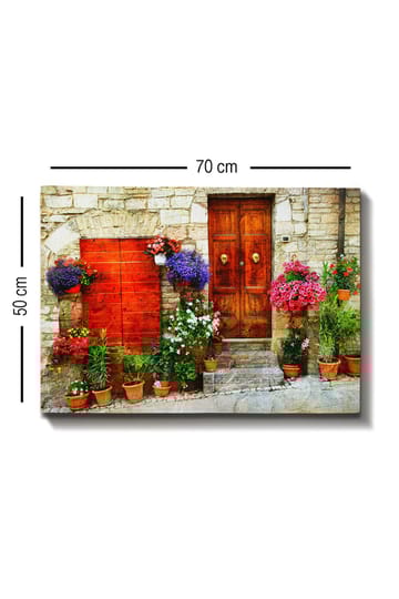 Dekorativ Canvasbilde 50x70 cm - Flerfarget - Interiør - Maleri & posters - Lerretsbilder