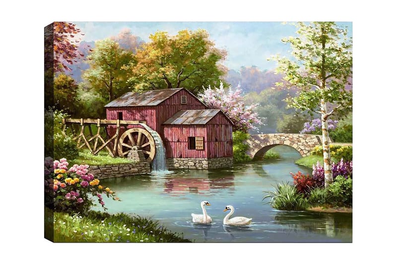 Dekorativ Canvasbilde 50x70 cm, Flerfarget