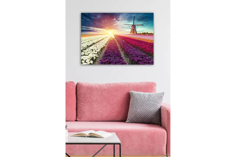 Dekorativ Canvasbilde 50x70 cm - Flerfarget - Interiør - Maleri & posters - Lerretsbilder