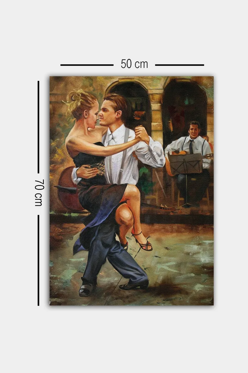 Dekorativ Canvasbilde 50x70 cm - Flerfarget - Interiør - Maleri & posters - Lerretsbilder