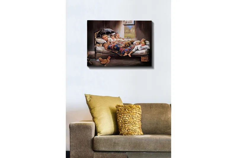 Dekorativ Canvasbilde 50x70 cm, Flerfarget