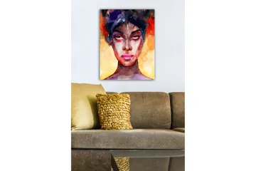 Dekorativ Canvasbilde 50x70 cm - Flerfarget - Interiør - Maleri & posters - Lerretsbilder