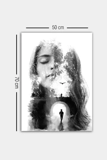 Dekorativ Canvasbilde 50x70 cm - Flerfarget - Interiør - Maleri & posters - Lerretsbilder