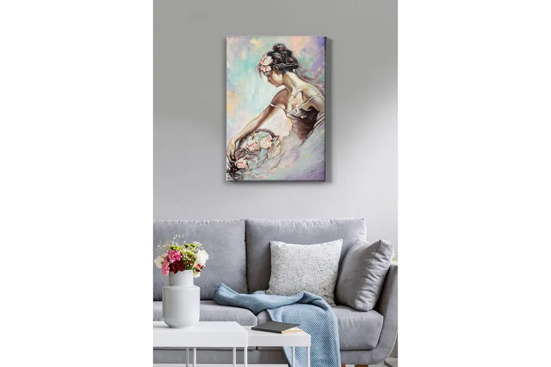 Dekorativ Canvasbilde 50x70 cm, Flerfarget