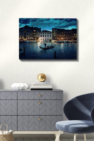 Dekorativ Canvasbilde 50x70 cm - Flerfarget - Interiør - Maleri & posters - Lerretsbilder