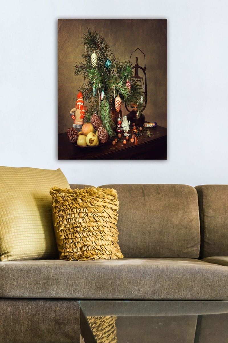 Dekorativ Canvasbilde 50x70 cm - Flerfarget - Interiør - Maleri & posters - Lerretsbilder