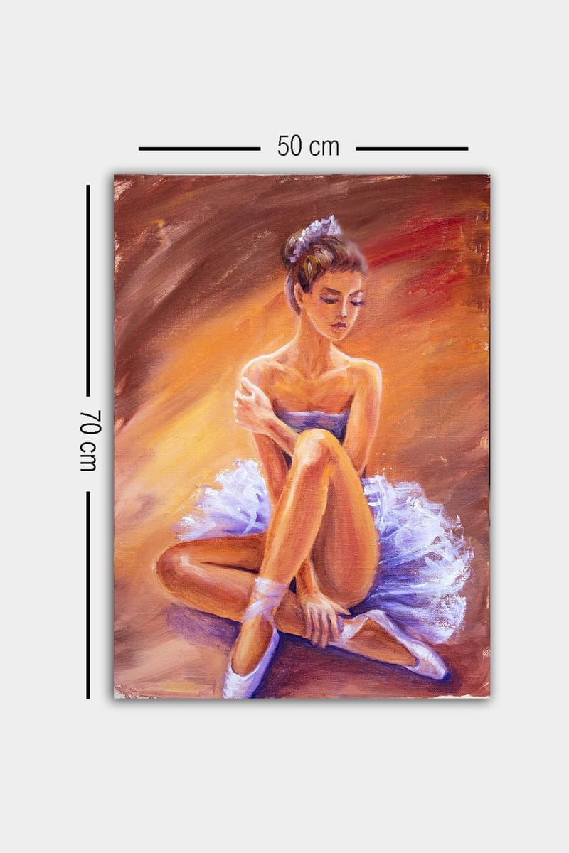 Dekorativ Canvasbilde 50x70 cm - Flerfarget - Interiør - Maleri & posters - Lerretsbilder