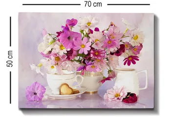 Dekorativ Canvasbilde 50x70 cm - Flerfarget - Interiør - Maleri & posters - Lerretsbilder