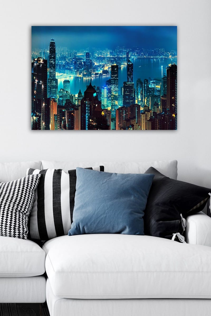 Dekorativ Canvasbilde 50x70 cm - Flerfarget - Interiør - Maleri & posters - Lerretsbilder