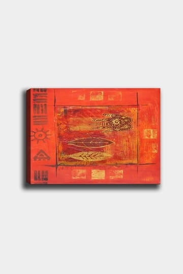 Dekorativ Canvasbilde 50x70 cm - Flerfarget - Interiør - Maleri & posters - Lerretsbilder