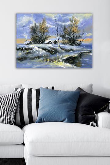 Dekorativ Canvasbilde 50x70 cm - Flerfarget - Interiør - Maleri & posters - Lerretsbilder