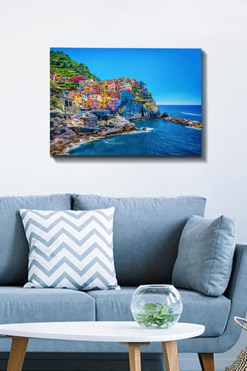 Dekorativ Canvasbilde 50x70 cm - Flerfarget - Interiør - Maleri & posters - Lerretsbilder